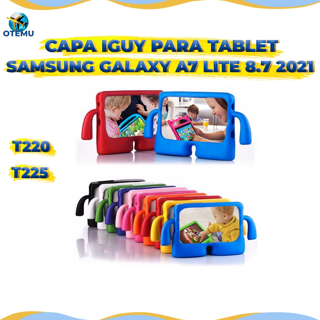 Capa Case Iguy Infantil Para Tablet Samsung Galaxy Tab A7 Lite 87 T220 T225 2021 Shopee Brasil 2508