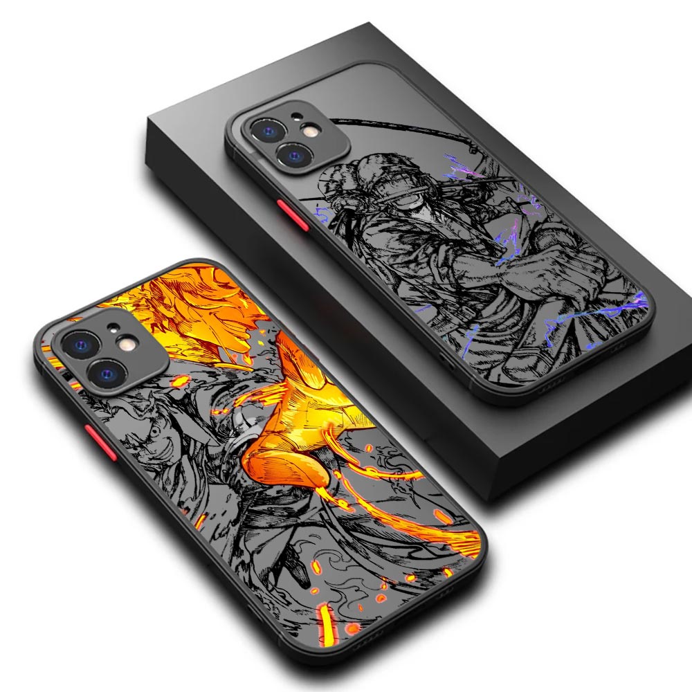 Capa Anime One Piece Luffy Zoro para iPhone 11 Pro Max 12 Pro Max