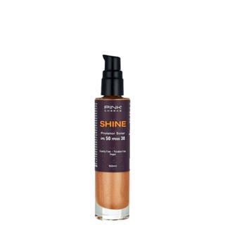 Pink Cheeks Shine Dry Oil Iluminador Com Filtro Solar - Blz