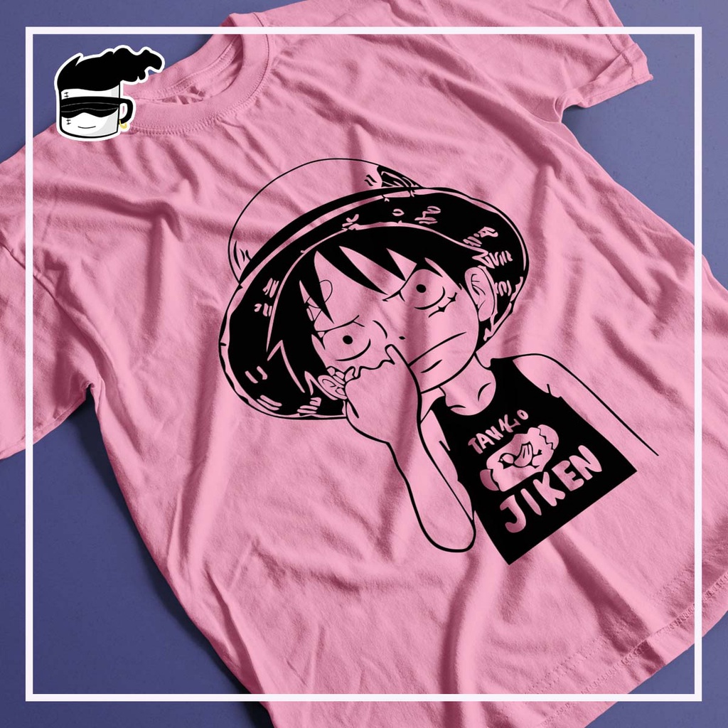 Camiseta Luffy Jiken Unissex Camisa Blusa Anime One Piece