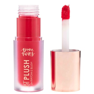Bruna Tavares BT Plush 2 em 1 Ruby - Batom Líquido 6g