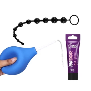 Kit Ducha Intima Higienica Plug Tailandes Lubrificante Anal Sex Shop