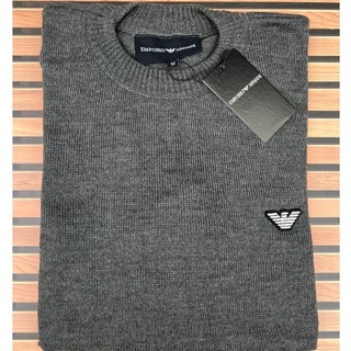 Blusa De Frio Básica Suéter Lã Masculino Varias cores Armani 2022 ...