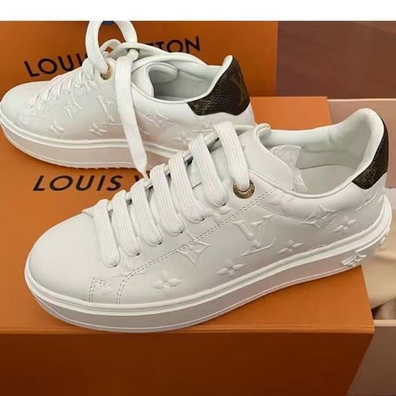 Tênis Louis Vuitton Feminino Casual Branco Alta Qualidade 2022 Novo