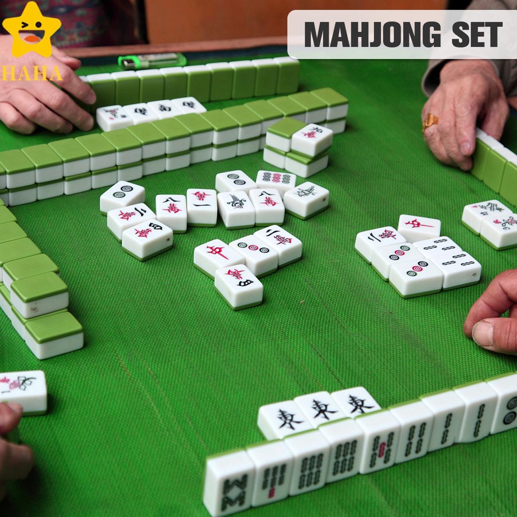 O mahjong é a imagem de vista superior do jogo de tabuleiro chinês