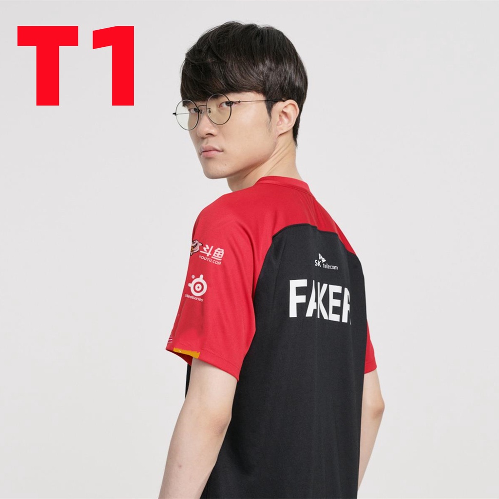 2022 T1 Camiseta Oficial Jersey FAKER Fã Liga LOL Esportes LCK Uniforme F1 Apoiador Tee CSGO DOTA2 Roupas