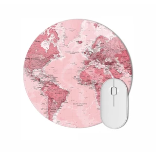 Mouse Pad Mapa Rosa MP 104