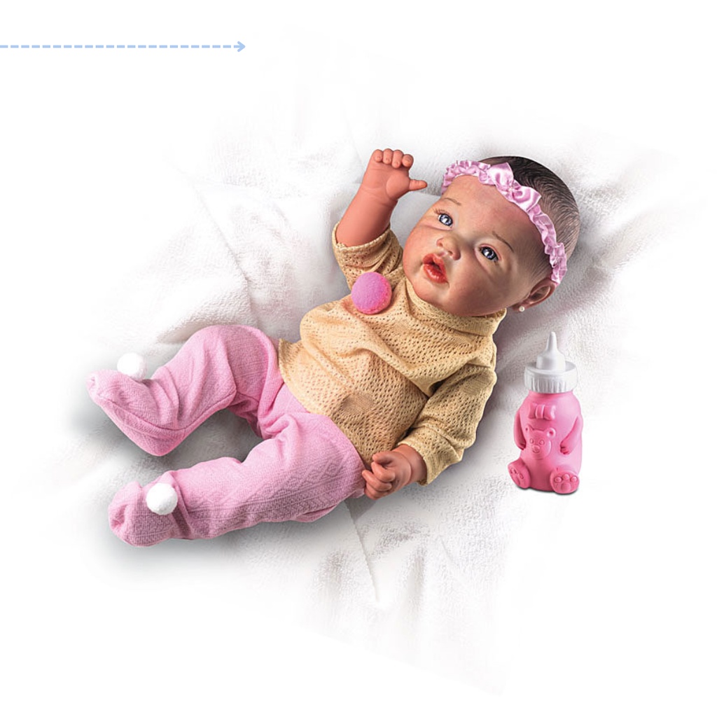 Boneca 100% Silicone Premium na Magazine Luiza Com Roupinha - Cegonha Reborn  Dolls - Boneca Reborn - Magazine Luiza