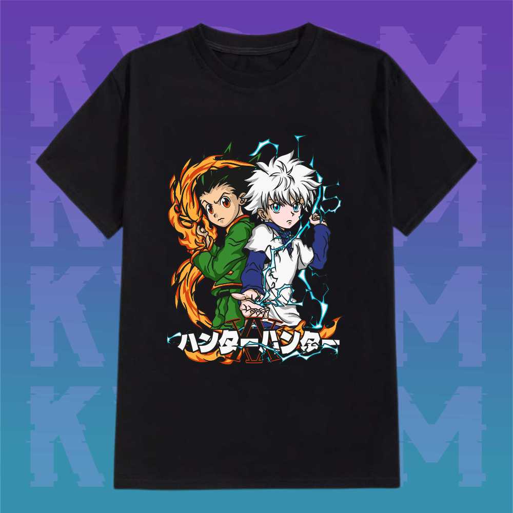 Camiseta Anime Hunter x Hunter Gon Killua Unissex Adulto e Infantil