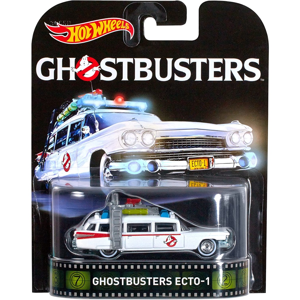 Hot Wheels Rodas Quentes Retro Entretenimento Fantasmas Ecto 1 Veículo Die-Cast