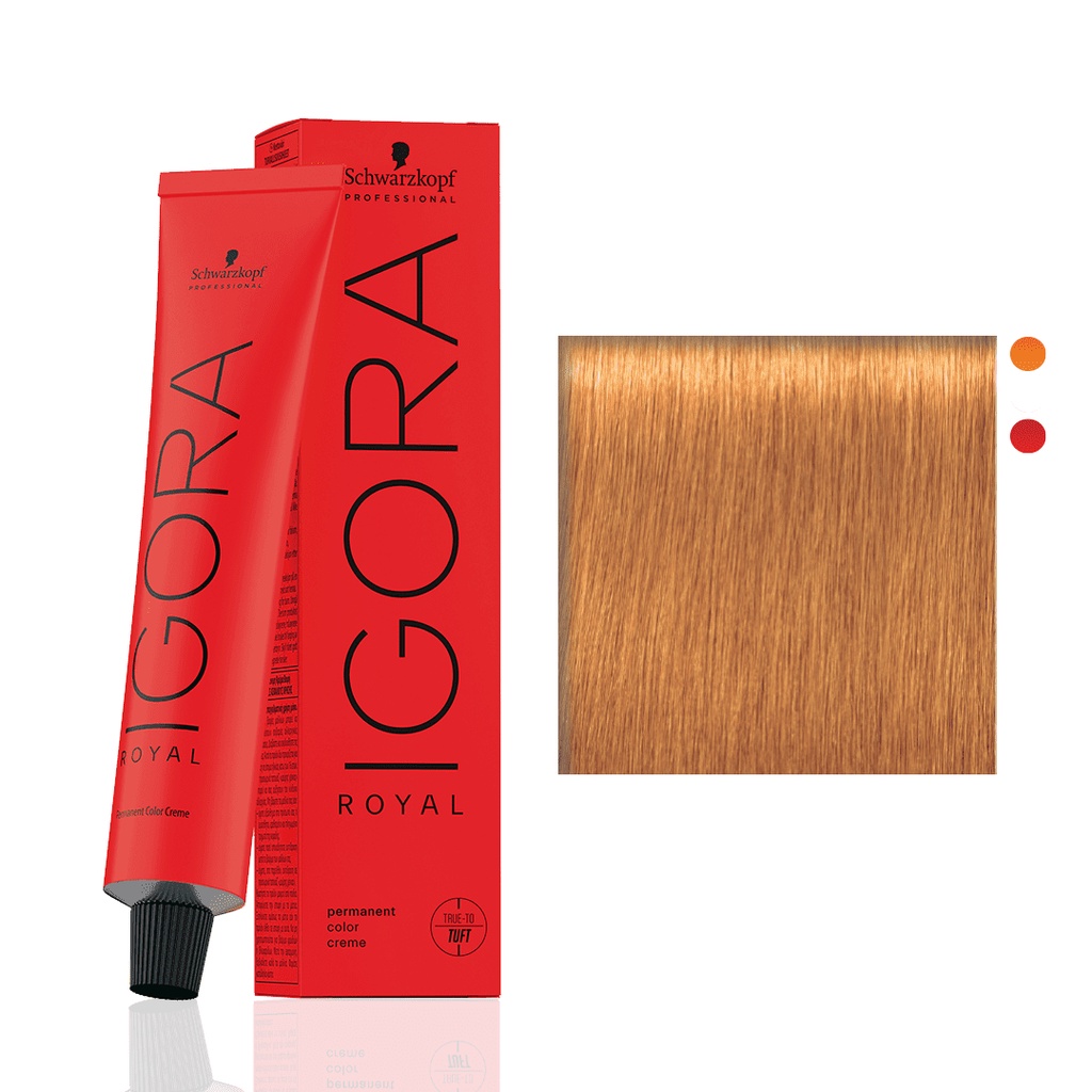 Igora Royal Coloração Tinta 9-7 Louro Extra Claro Cobre