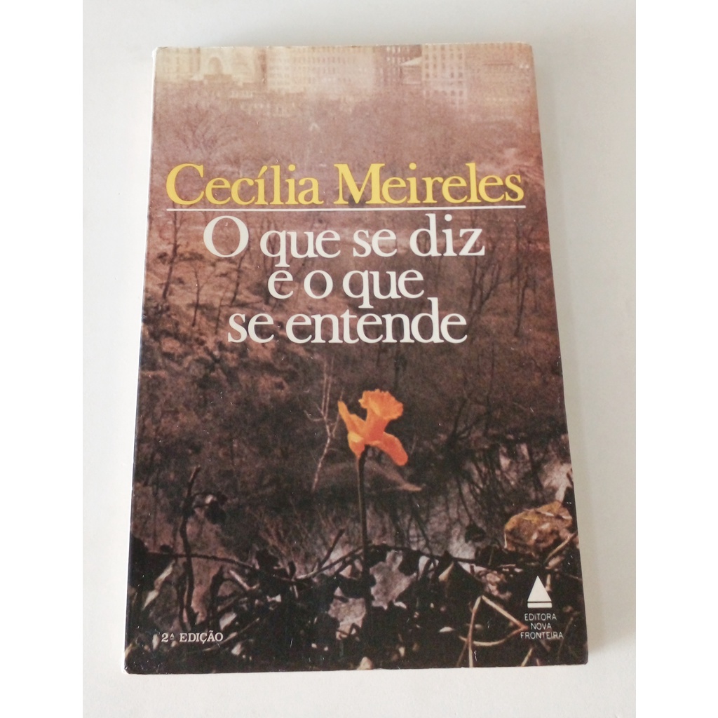 O QUE SE DIZ E O QUE SE ENTENDE, Cecília Meireles | Shopee Brasil