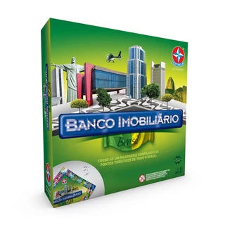 Jogo de Tabuleiro Banco Imobiliário Brasil - Estrela