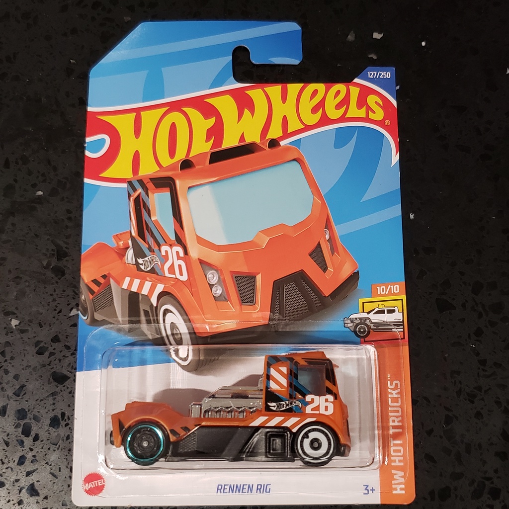 Hot Wheels Rennen Rig - HW Hot Trucks - HCW42 | Shopee Brasil
