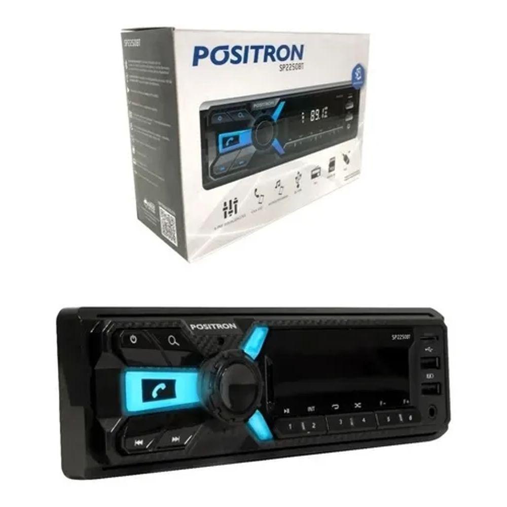 Radio Automotivo Positron Sp Bt Fm Bluetooth Usb Mp Player Shopee Brasil