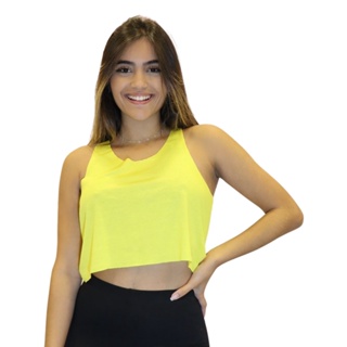 Cropped Regata Corte a Fio Feminina Fitness 10828