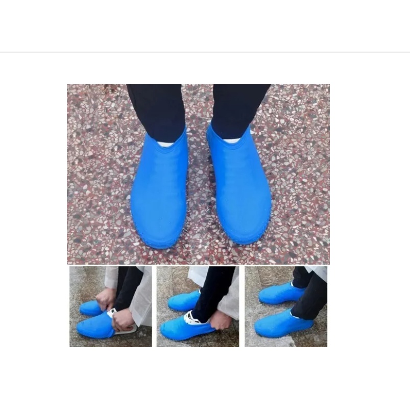 Capa De Tênis Protetora Chuva Lama Silicone Impermeável Antiderrapante Sapato Diversos Tamanhos