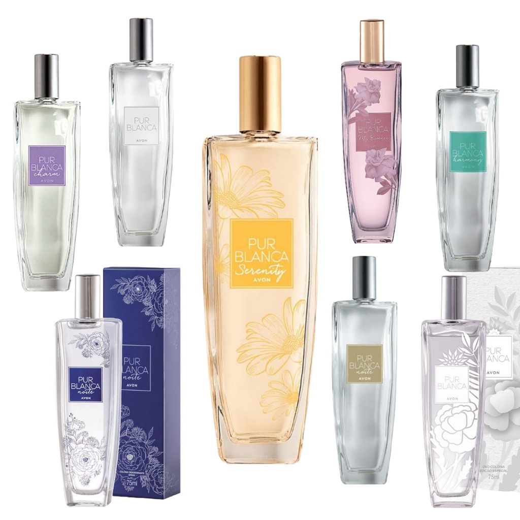 Coffret AVON Pur Blanca - Eau De Toilette 50ml + Déo Bille + Lait Pour Le Corps - Neuf