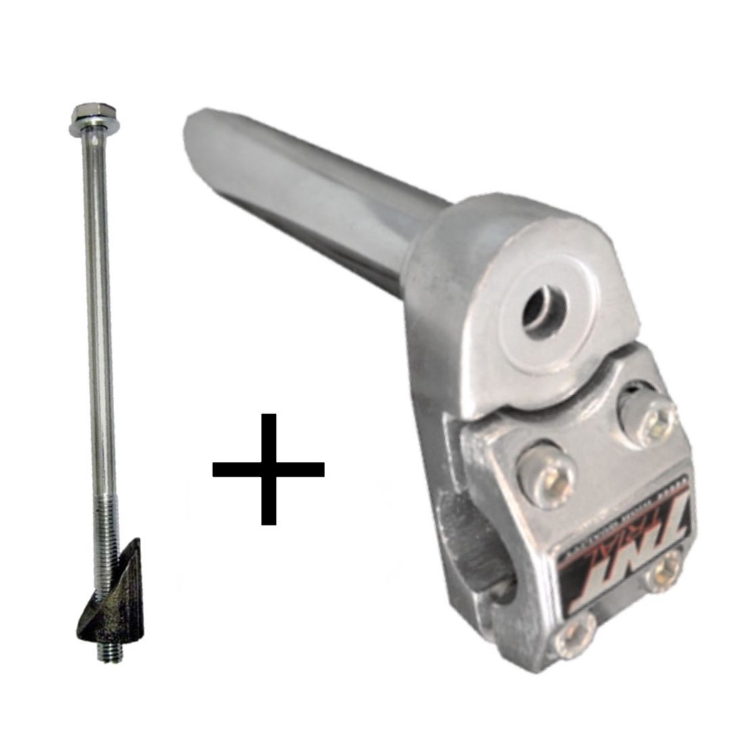 Mesa Avanço Bike Suporte de Guidão Para Bicicleta Passeio, BMX, Cross e Freestyle + Parafuso Expander - Polido