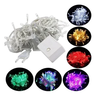 Pisca pisca de led 10metros Com 100 leds Fio da cor transparente 127V