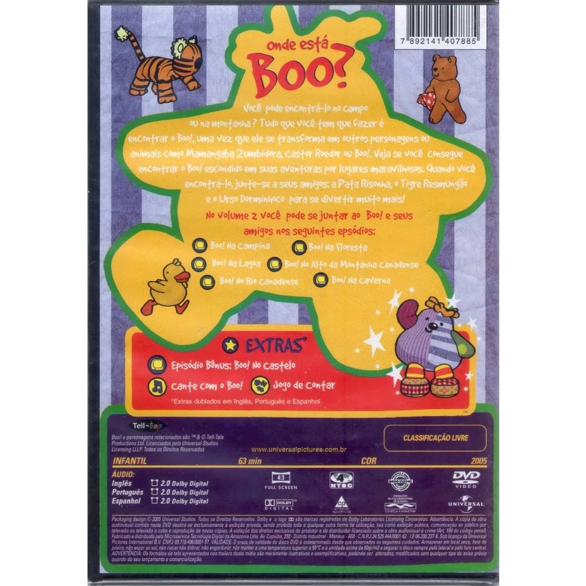 Dvd Boo Volume 2 Lacrado | Shopee Brasil