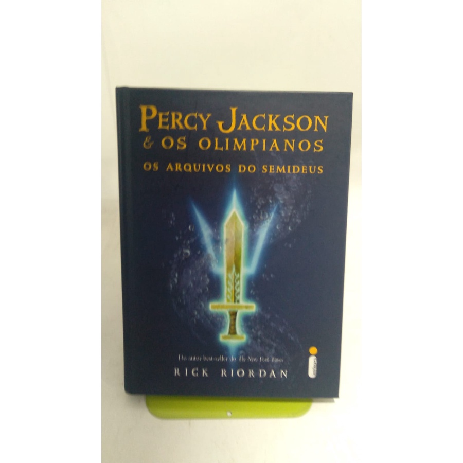 Livro Percy Jackson Os Olimpianos Os Arquivos Do Semideus Shopee Brasil