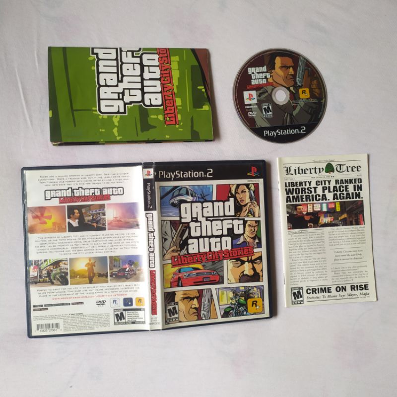 Grand Theft Auto Gta Liberty City Stories Playstation 2 Ps2 - Escorrega o  Preço