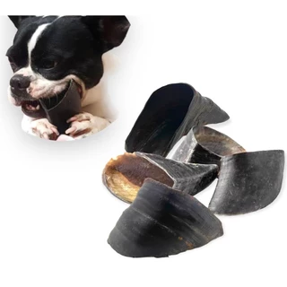 4 Cascos Bovino Para Cães Mordedor Brinquedo Pet Natural Roer Cachorro Beef Bone Adestramento