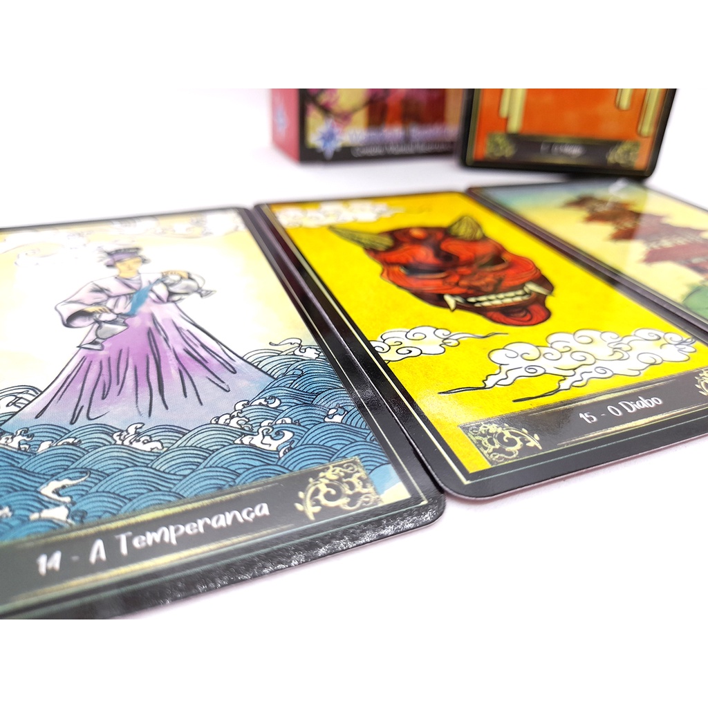 TARO様 Baralho Tarô Japonês Budista Ukiyo 78 Cartas Com Manual | Shopee