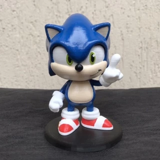 Sonic The Hedgehog Colecionável Impressão 3D