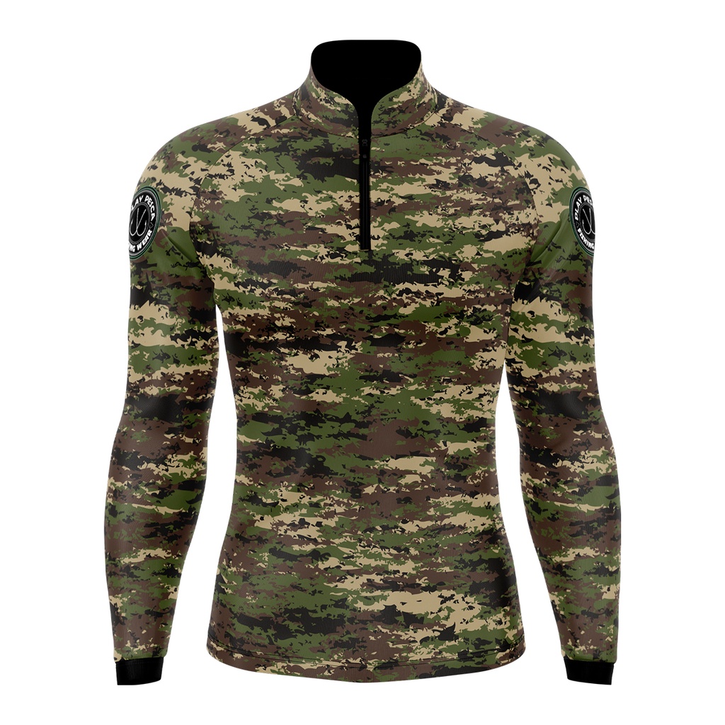 Camisa camiseta blusa de pesca com proteção solar Uv50