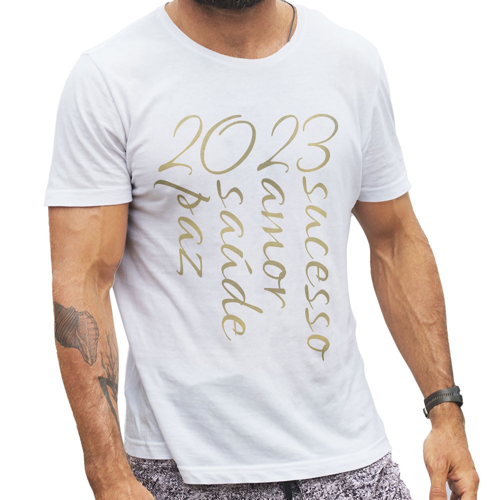 Camisa branca para store o ano novo