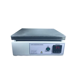 CHAPA AQUECEDORA DIGITAL PLATAFORMA 25x30 CM RC LABOR Voltagem:220V