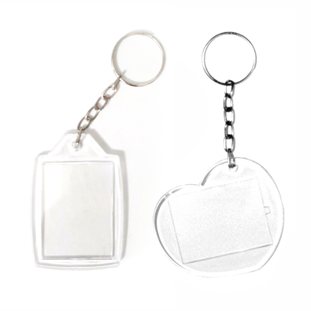 100 Chaveiros Acrílicos 3x4 Para Personalizar (Sem Personalização)