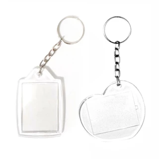 100 Chaveiros Acrílicos 3x4 Para Personalizar (Sem Personalização)