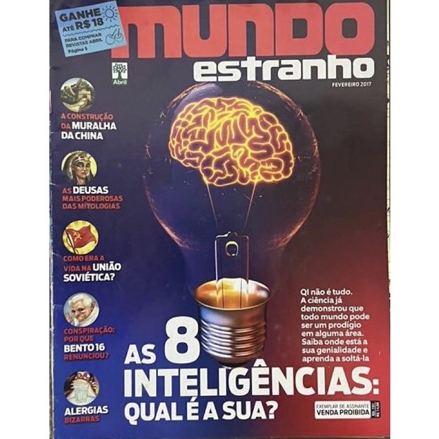 Revistas Mundo Estranho Variadas Shopee Brasil