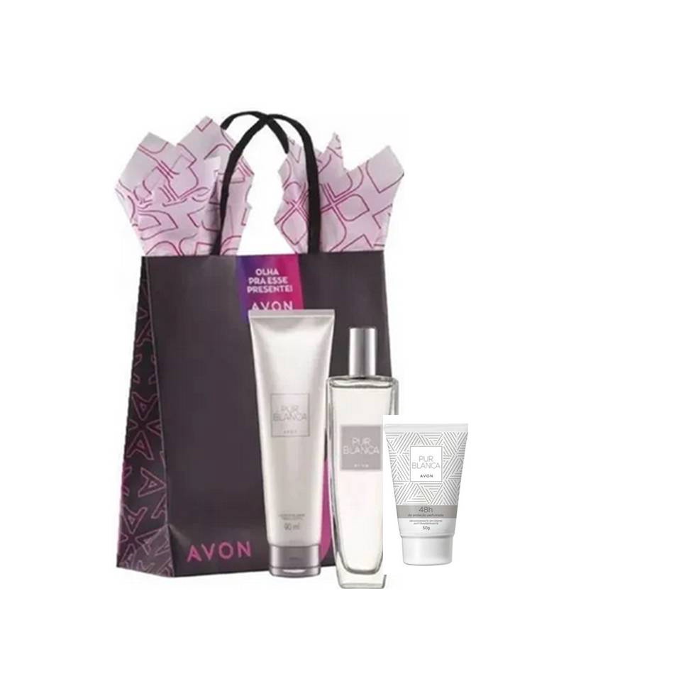 Kit Dia das Mães - Pur Blanca - Perfume 75 ml + Loção Perfumada 90ml - AVON