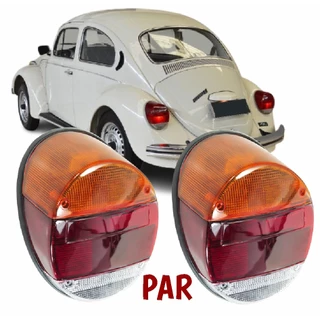 Par Lanterna Traseira Fusca Itamar Itamar 79 80 81 82 83 84 85 86 93 94 95 96 Completa (carcaça + soquete + lente + parafuso + borracha de vedação)