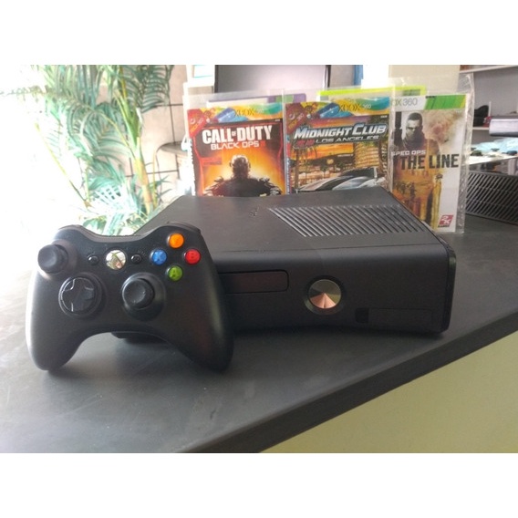 Gameteczone Usado Console Xbox 360 Super Slim 250GB c/ 1 Controle Orig -  Gameteczone a melhor loja de Games e Assistência Técnica do Brasil em SP