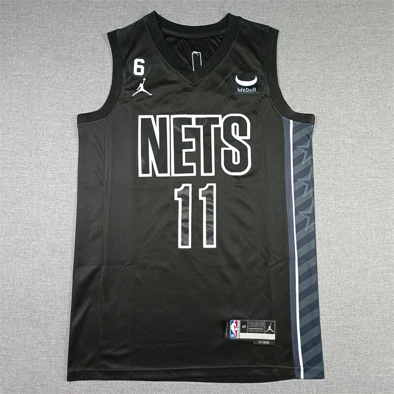 2022-23 Nova Camisa Da NBA Brooklyn Nets # 11 Kyrie Irving Basquetebol ...