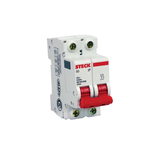 STECK DISJUNTOR BIPOLAR 220V BIFASICO