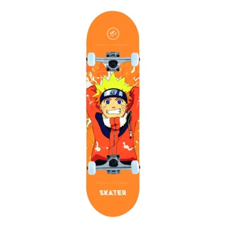 Skate Montado Anime Naruto Semi Profissional Completo - Envio Imediato