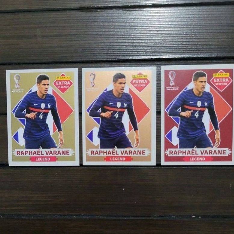 EXTRA STICKER BORDO ( RAPHAEL VARANE )