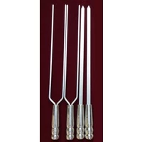 Kit 4 Espeto para Churrasco 65Cm em Alúminio Promoção Dois Duplos e Dois Simples.