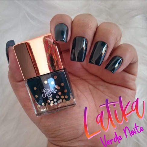 Esmalte Latika Confetti Verde Noite