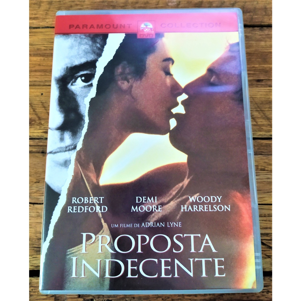 Dvd Original Proposta Indecente Demi Moore Filme Colecionador Shopee Brasil
