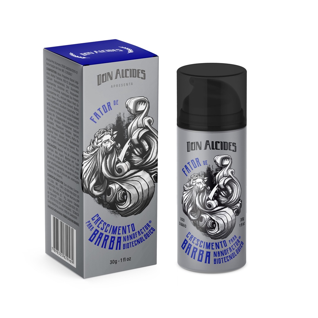 Fator de Crescimento para Barba Don Alcides 30 G