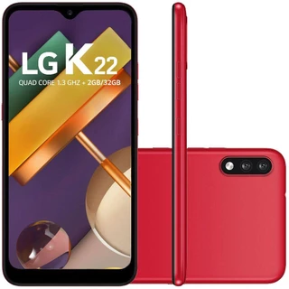 Smartphone LG K22 Tela 6,2" 32GB 2GB RAM Câm 13MP + 2MP Frontal 5MP Quad Core