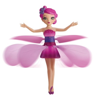 Brinquedo Boneca Fada Que Voa De Verdade Com Sensor Mão Luz Controle Indução Infravermelho fada feminina Asa Mágicas