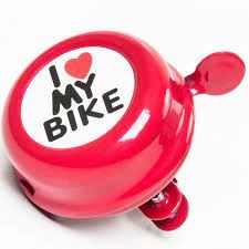 Buzina Campainha Trim-trim I Love My Bike aço